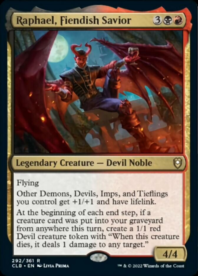 Raphael, Fiendish Savior [Commander Legends: Battle for Baldur's Gate] | Exor Games Bridgewater