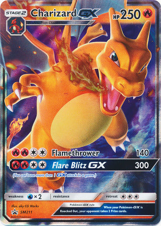 Charizard GX (SM211) (Jumbo Card) [Sun & Moon: Black Star Promos] | Exor Games Bridgewater