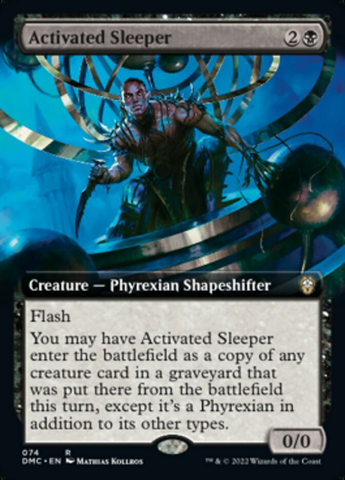 Activated Sleeper (Extended Art) [Dominaria United Commander] | Exor Games Bridgewater