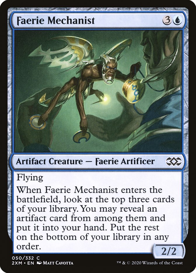 Faerie Mechanist [Double Masters] | Exor Games Bridgewater