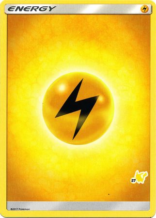 Lightning Energy (Pikachu Stamp #27) [Battle Academy 2020] | Exor Games Bridgewater