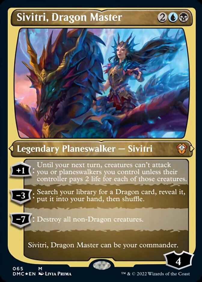 Sivitri, Dragon Master (Foil Etched) [Dominaria United Commander] | Exor Games Bridgewater