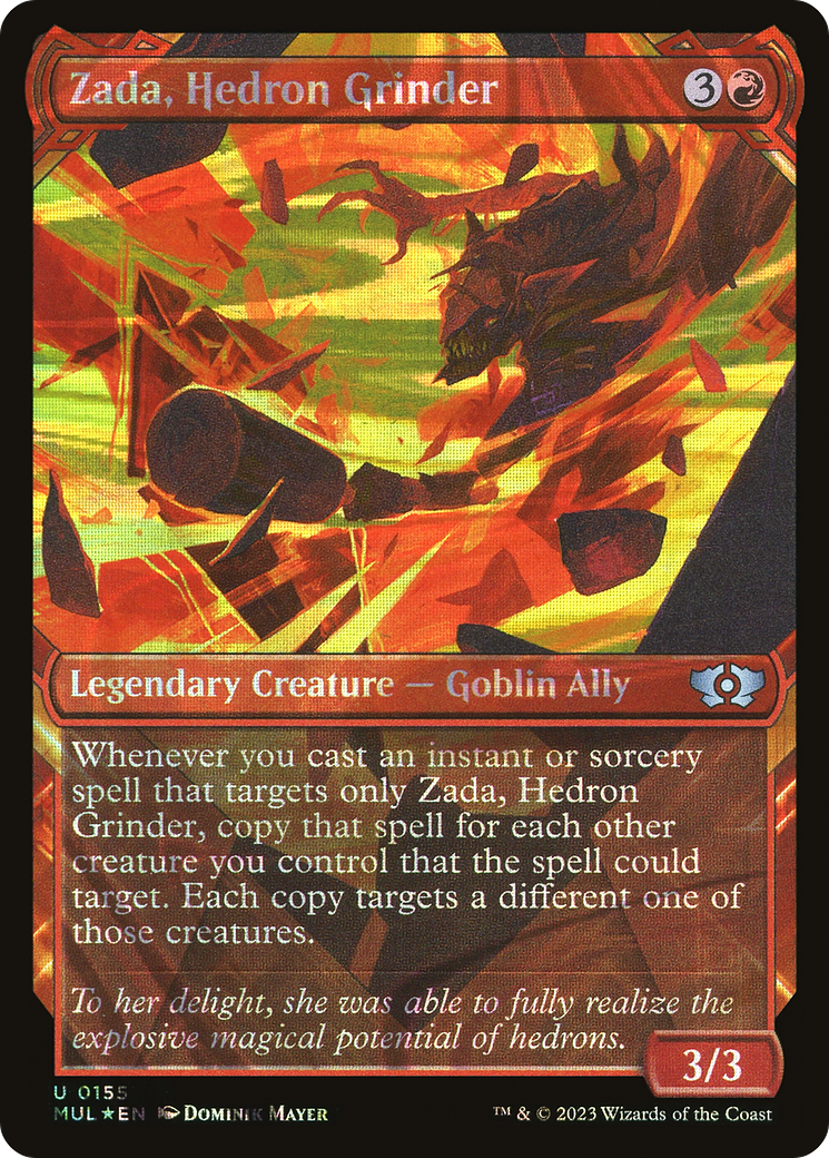 Zada, Hedron Grinder (Halo Foil) [Multiverse Legends] | Exor Games Bridgewater