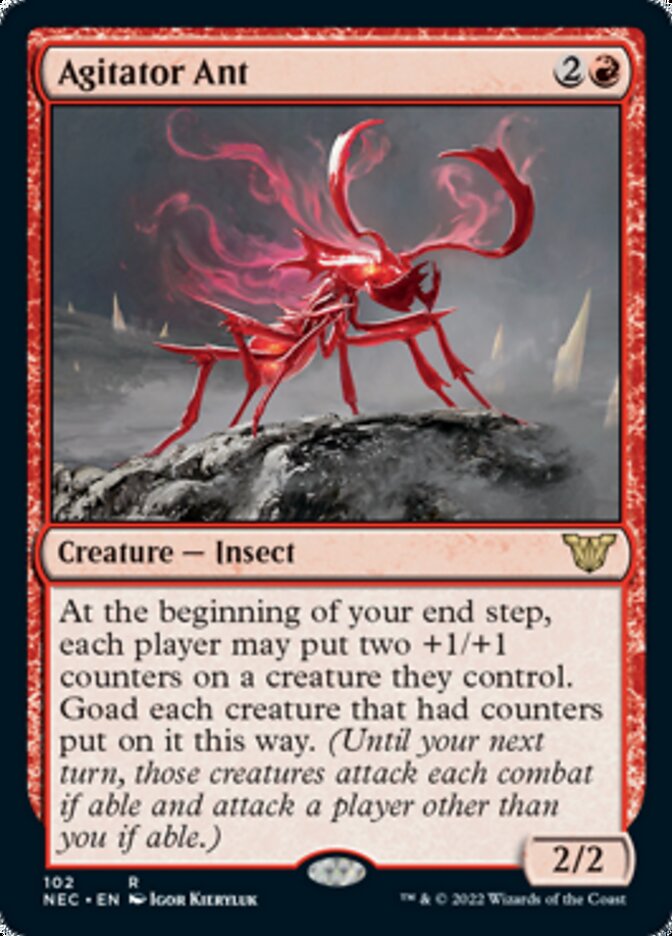 Agitator Ant [Kamigawa: Neon Dynasty Commander] | Exor Games Bridgewater