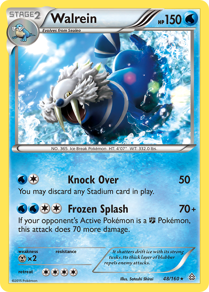 Walrein (48/160) [XY: Primal Clash] | Exor Games Bridgewater