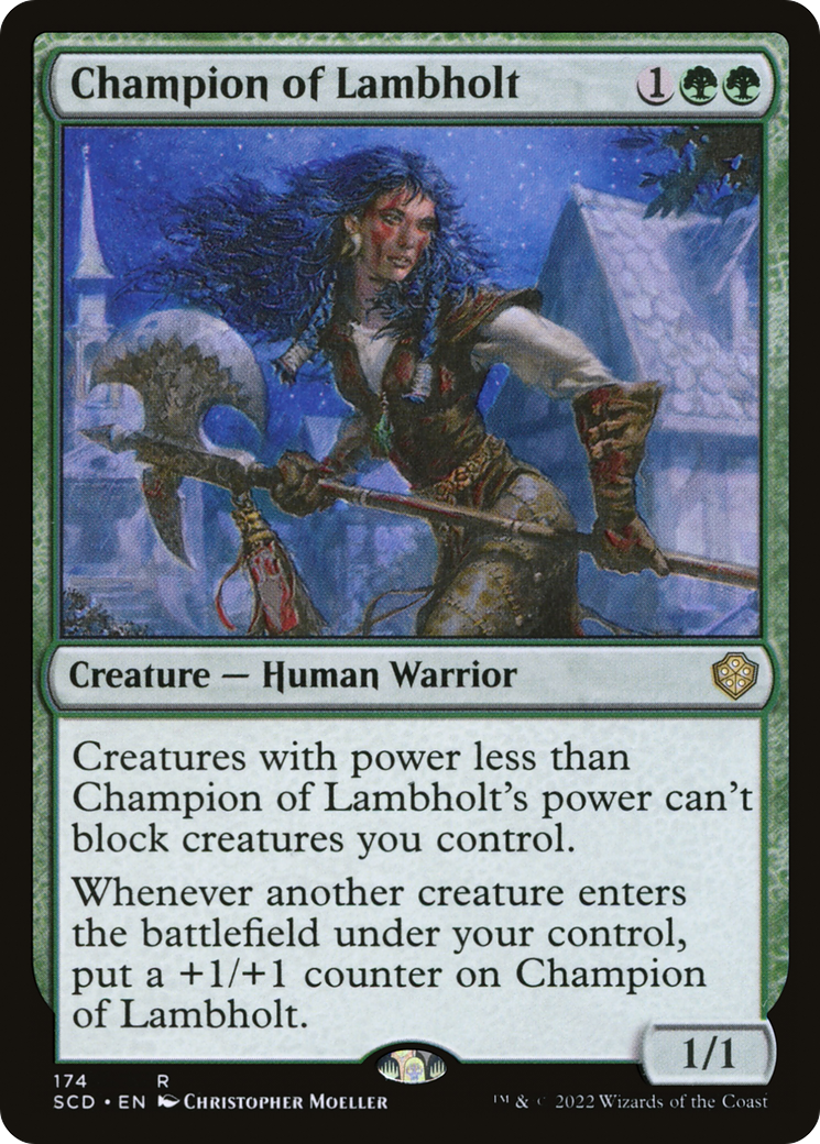 Champion of Lambholt [Starter Commander Decks] | Exor Games Bridgewater