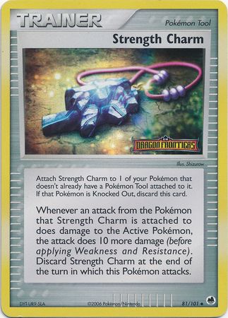 Strength Charm (81/101) (Stamped) [EX: Dragon Frontiers] | Exor Games Bridgewater