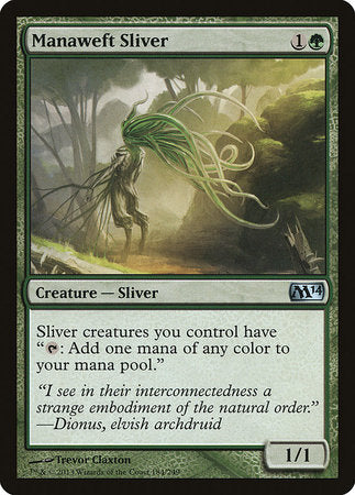 Manaweft Sliver [Magic 2014] | Exor Games Bridgewater