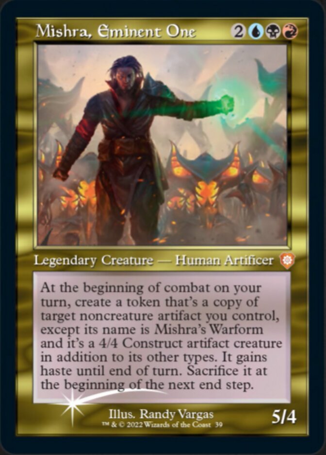 Mishra, Eminent One (039) (Retro) (Display Commander) [The Brothers' War Commander] | Exor Games Bridgewater