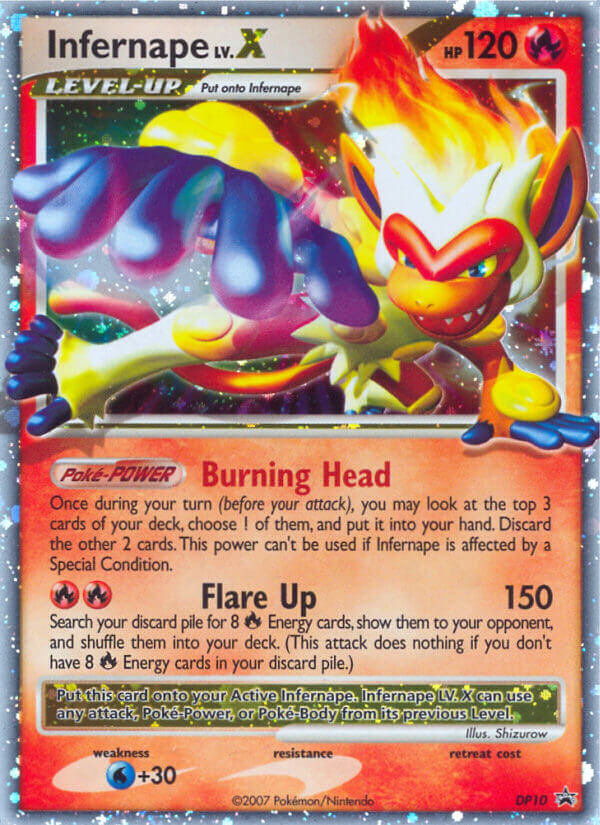 Infernape LV.X (DP10) [Diamond & Pearl: Black Star Promos] | Exor Games Bridgewater