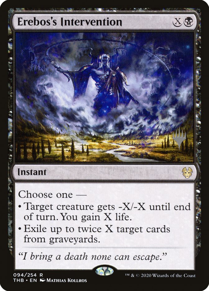 Erebos's Intervention (Promo Pack) [Theros Beyond Death Promos] | Exor Games Bridgewater