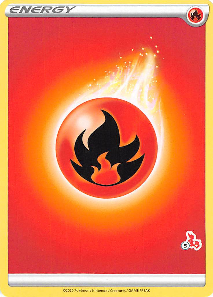 Fire Energy (Cinderace Stamp #5) [Battle Academy 2022] | Exor Games Bridgewater