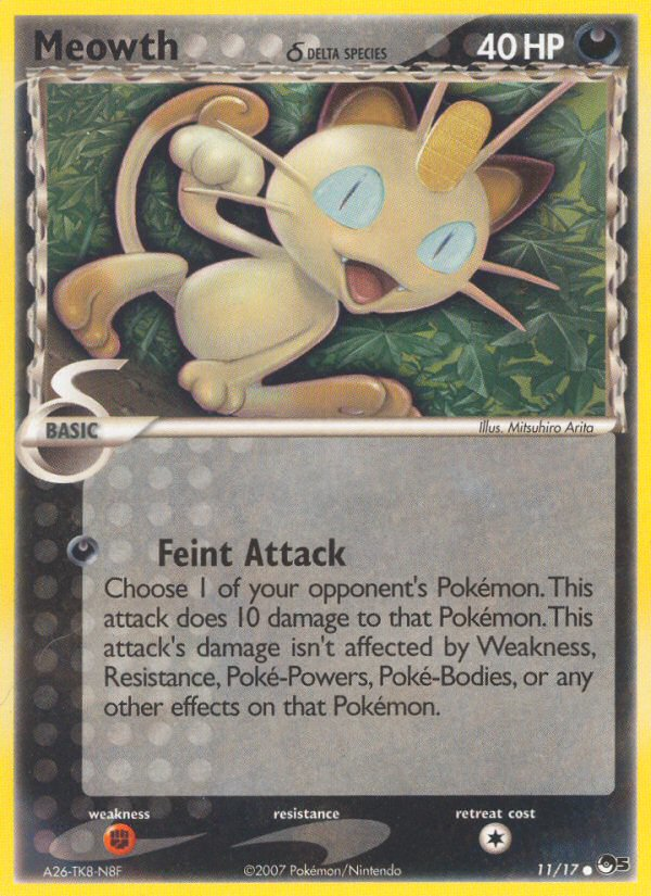 Meowth (11/17) (Delta Species) [POP Series 5] | Exor Games Bridgewater