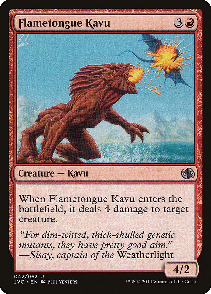 Flametongue Kavu [Duel Decks Anthology] | Exor Games Bridgewater