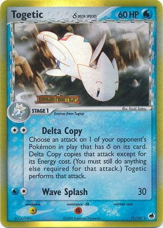 Togetic (11/101) (Delta Species) (Stamped) [EX: Dragon Frontiers] | Exor Games Bridgewater