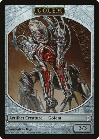 Golem Token [New Phyrexia Tokens] | Exor Games Bridgewater