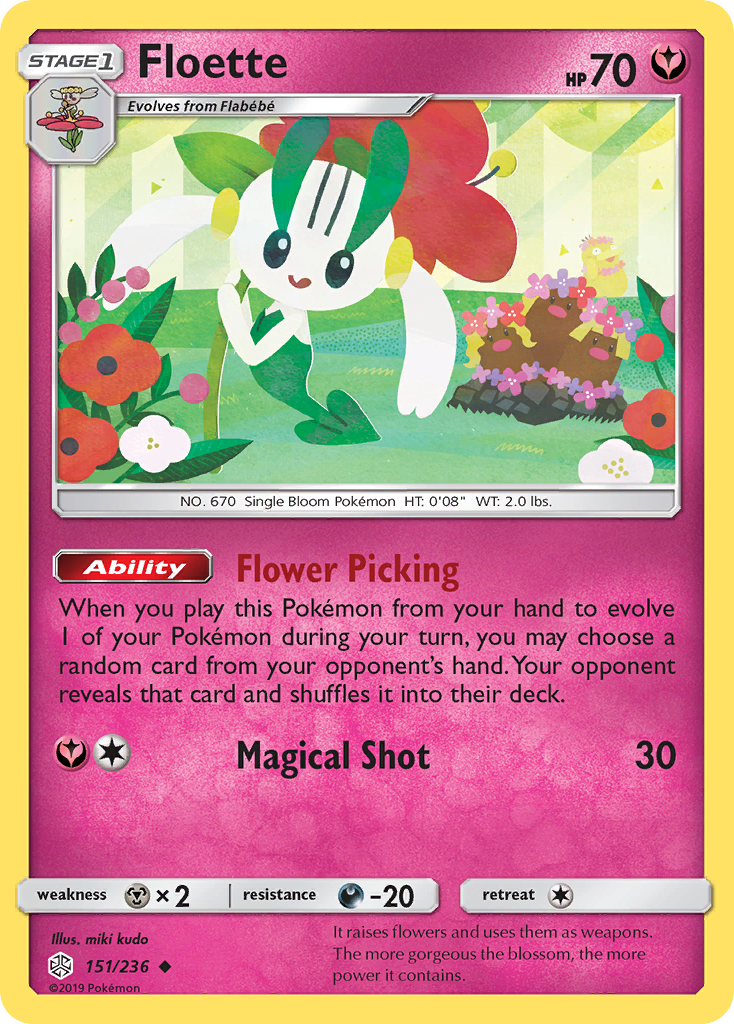 Floette (151/236) [Sun & Moon: Cosmic Eclipse] | Exor Games Bridgewater