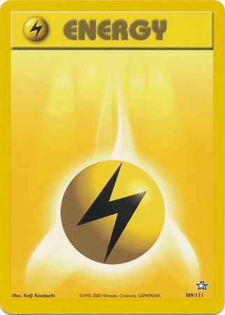 Lightning Energy (109/111) [Neo Genesis Unlimited] | Exor Games Bridgewater