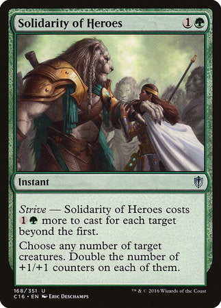 Solidarity of Heroes [Commander 2016] | Exor Games Bridgewater