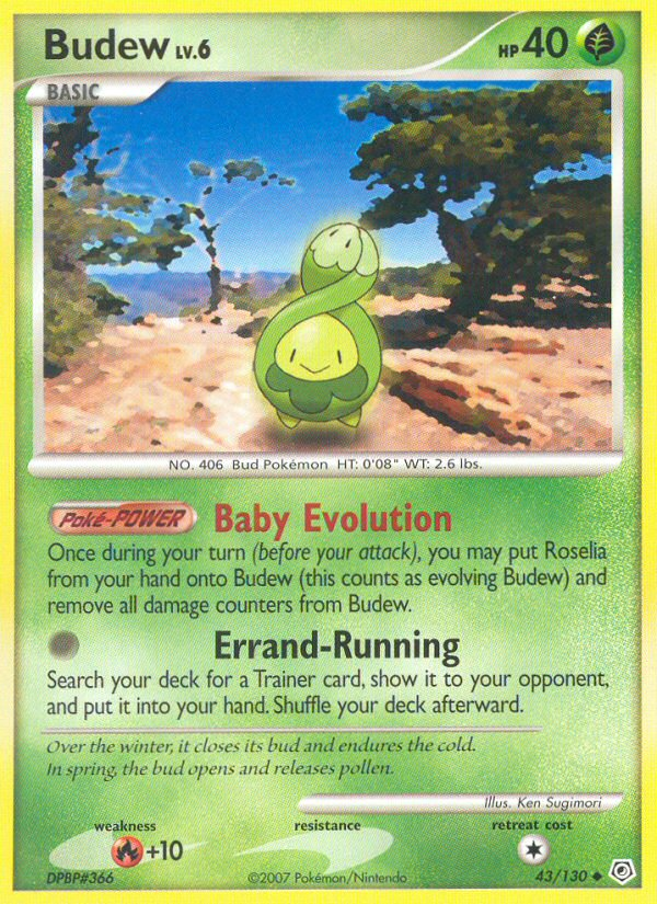 Budew (43/130) [Diamond & Pearl: Base Set] | Exor Games Bridgewater