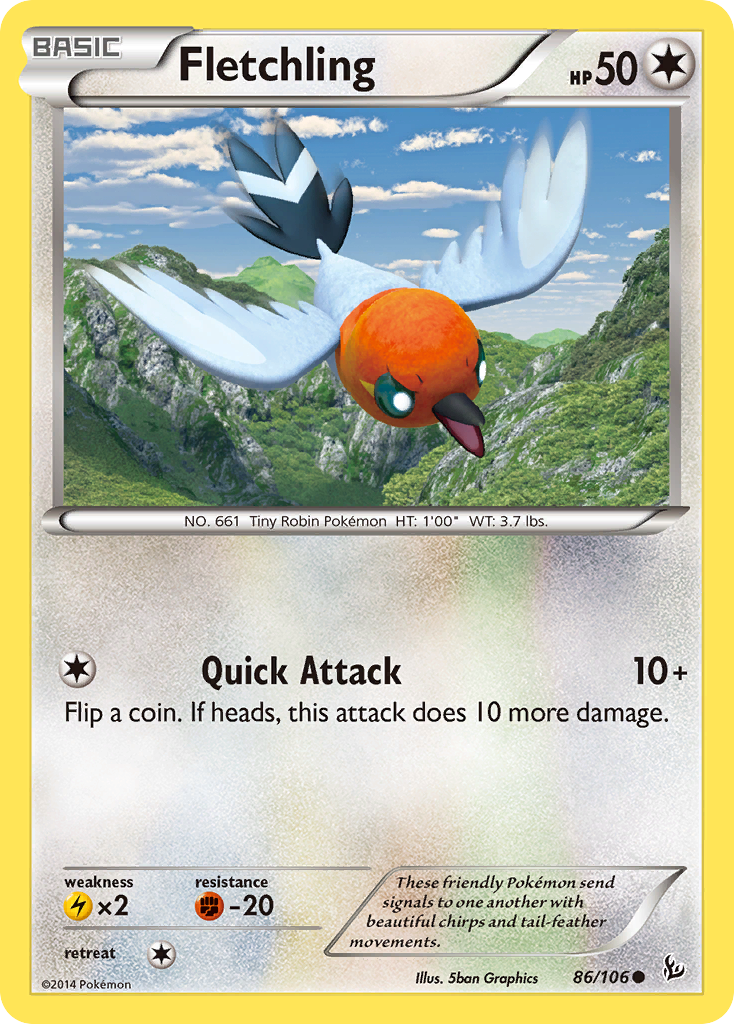 Fletchling (86/106) [XY: Flashfire] | Exor Games Bridgewater