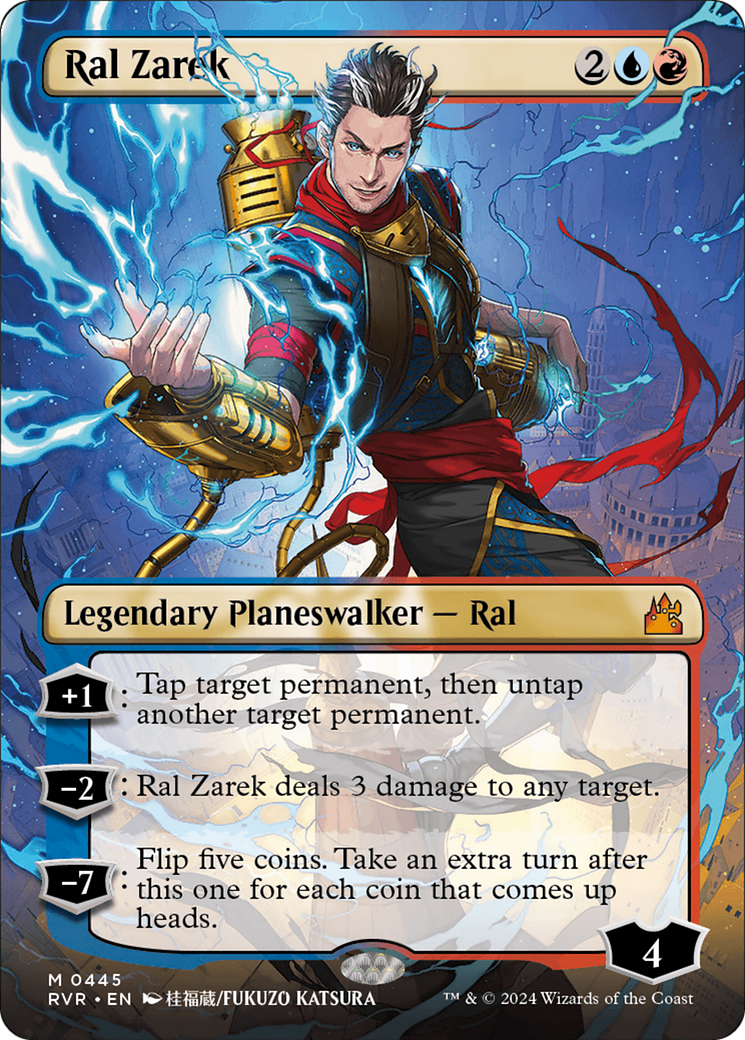 Ral Zarek (Anime Borderless) [Ravnica Remastered] | Exor Games Bridgewater