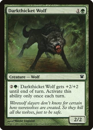 Darkthicket Wolf [Innistrad] | Exor Games Bridgewater