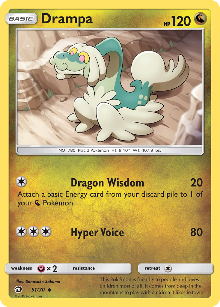 Drampa (51/70) [Sun & Moon: Dragon Majesty] | Exor Games Bridgewater