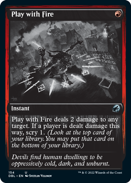 Play with Fire [Innistrad: Double Feature] | Exor Games Bridgewater