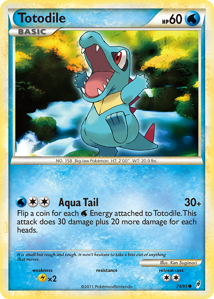 Totodile (74/95) [HeartGold & SoulSilver: Call of Legends] | Exor Games Bridgewater