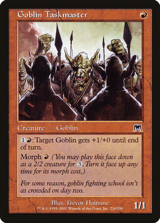 Goblin Taskmaster [Onslaught] | Exor Games Bridgewater