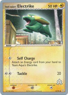 Team Aqua's Electrike (53/95) (Blaziken Tech - Chris Fulop) [World Championships 2004] | Exor Games Bridgewater