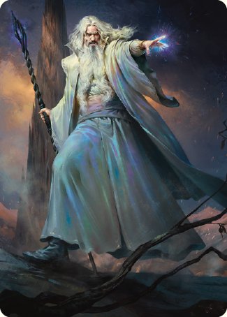 Saruman of Many Colors Art Card [The Lord of the Rings: Tales of Middle-earth Art Series] | Exor Games Bridgewater