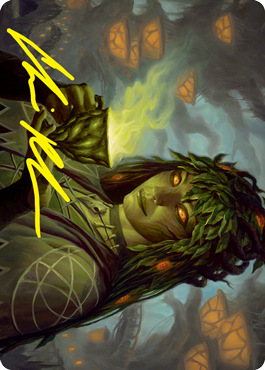Dina, Soul Steeper Art Card (Gold-Stamped Signature) [Strixhaven: School of Mages Art Series] | Exor Games Bridgewater