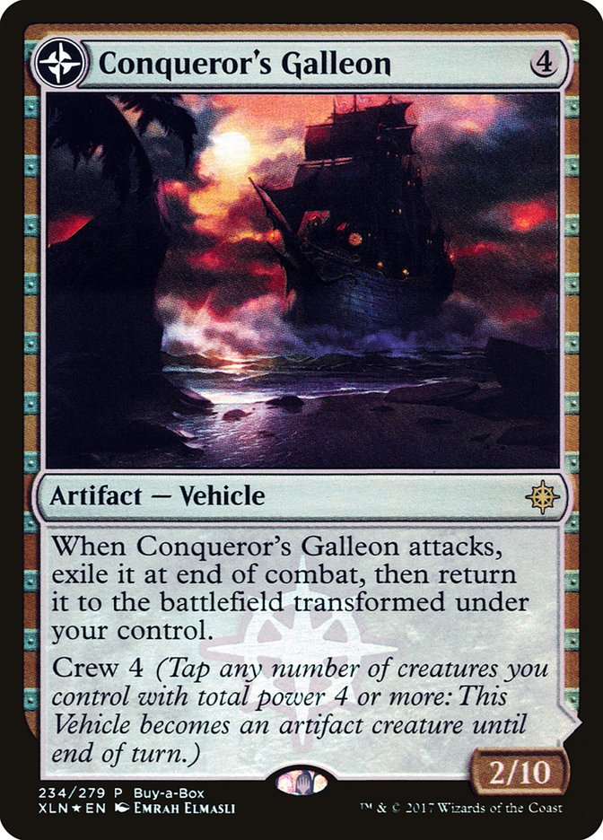 Conqueror's Galleon // Conqueror's Foothold (Buy-A-Box) [Ixalan Treasure Chest] | Exor Games Bridgewater