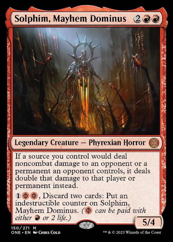 Solphim, Mayhem Dominus [Phyrexia: All Will Be One] | Exor Games Bridgewater