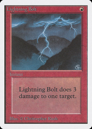 Lightning Bolt [Unlimited Edition] | Exor Games Bridgewater