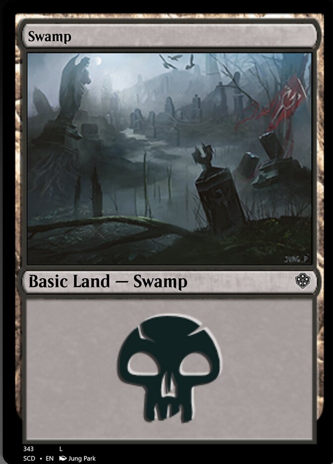 Swamp (343) [Starter Commander Decks] | Exor Games Bridgewater