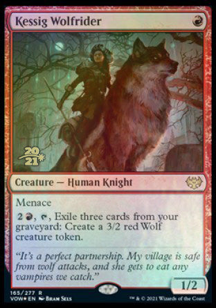 Kessig Wolfrider [Innistrad: Crimson Vow Prerelease Promos] | Exor Games Bridgewater