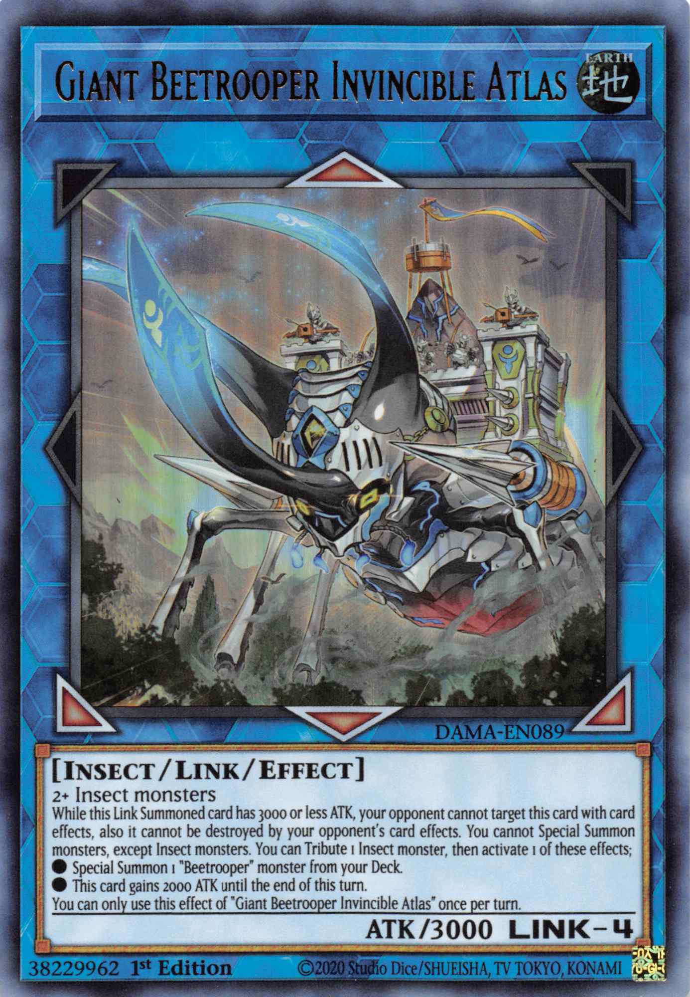 Giant Beetrooper Invicible Atlas [DAMA-EN089] Ultra Rare | Exor Games Bridgewater