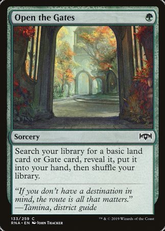 Open the Gates [Ravnica Allegiance] | Exor Games Bridgewater