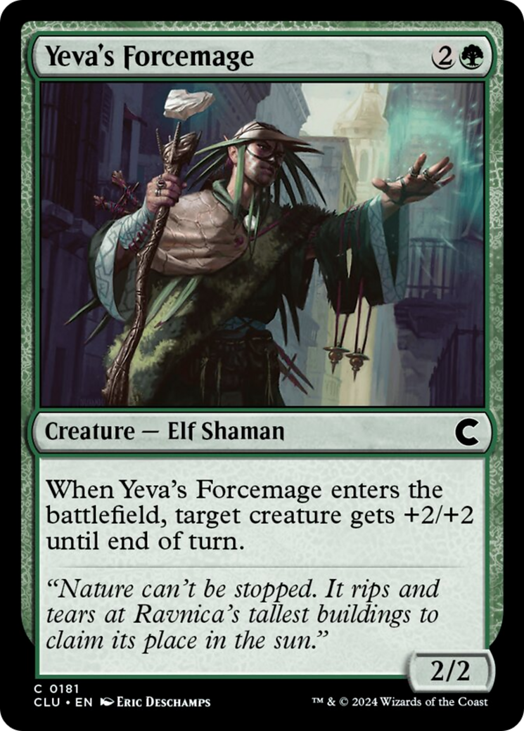 Yeva's Forcemage [Ravnica: Clue Edition] | Exor Games Bridgewater