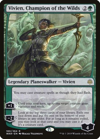 Vivien, Champion of the Wilds [War of the Spark] | Exor Games Bridgewater