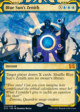 Blue Sun's Zenith (Etched Foil) [Strixhaven Mystical Archive] | Exor Games Bridgewater