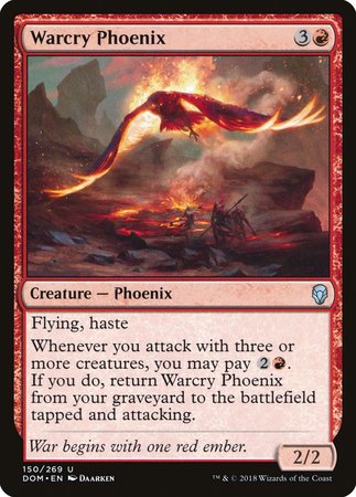 Warcry Phoenix [Dominaria] | Exor Games Bridgewater