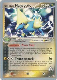 Team Aqua's Manectric (4/95) (Blaziken Tech - Chris Fulop) [World Championships 2004] | Exor Games Bridgewater