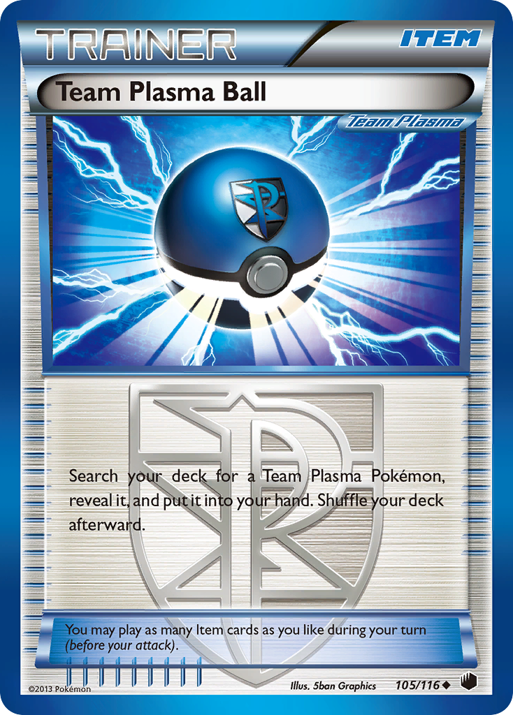 Team Plasma Ball (105/116) [Black & White: Plasma Freeze] | Exor Games Bridgewater