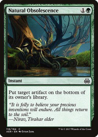 Natural Obsolescence [Aether Revolt] | Exor Games Bridgewater