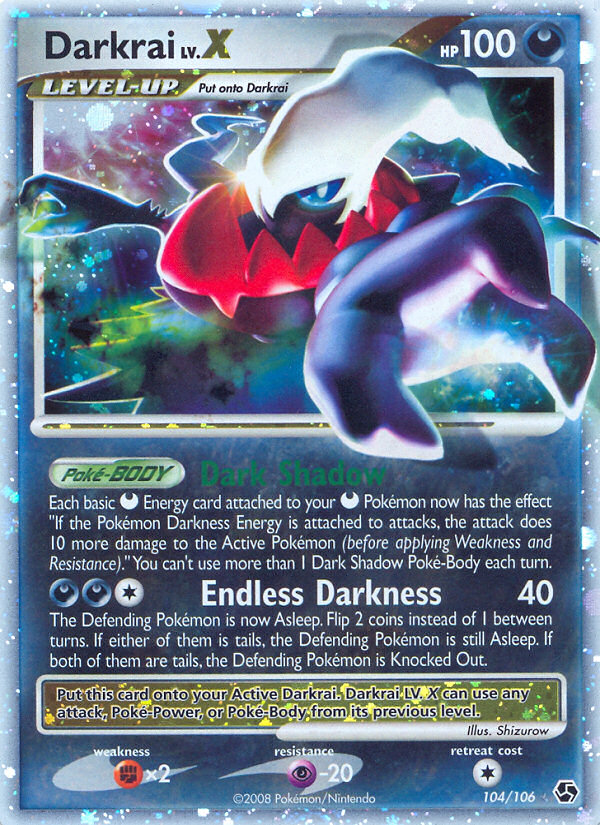 Darkrai LV.X (104/106) [Diamond & Pearl: Great Encounters] | Exor Games Bridgewater