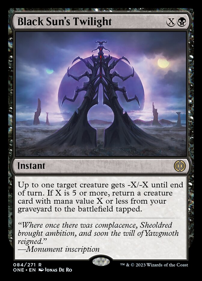 Black Sun's Twilight [Phyrexia: All Will Be One] | Exor Games Bridgewater